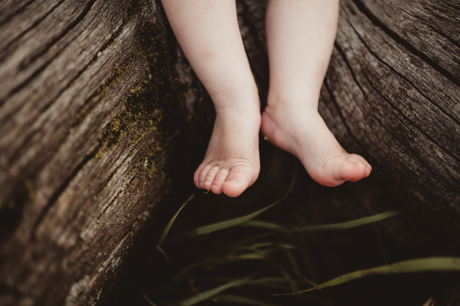 duck feet on a child